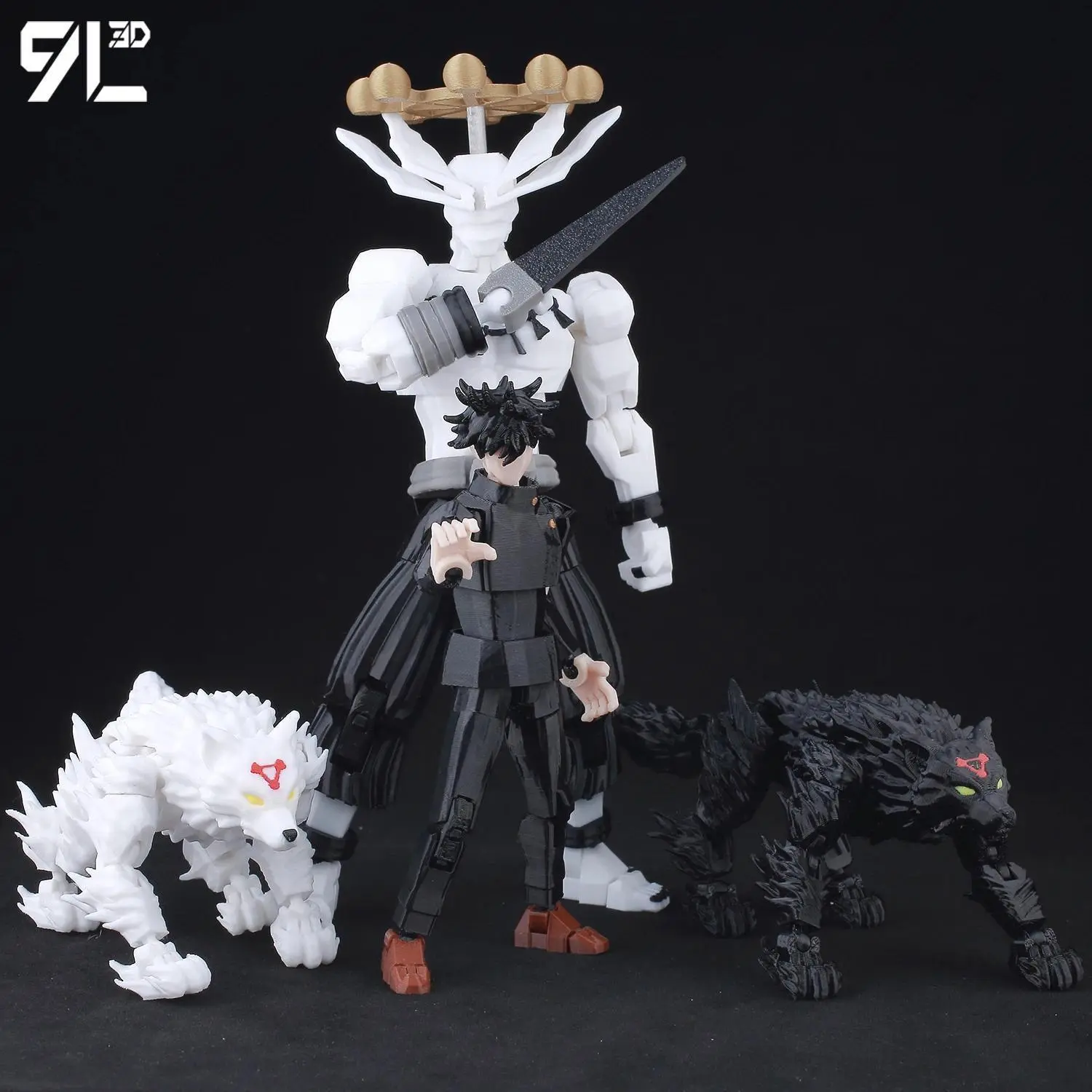 9L 3D Lucky 13 Jujutsu Kaisen Figure Dummy 13 T13 MegumiFushig Action Figure Movable Joints Anime Poseable Collectible Toy Gifts