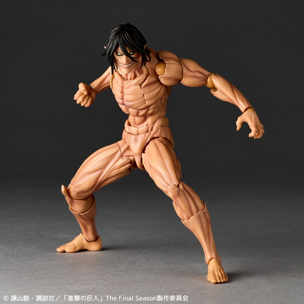 Original In Stock Revoltech AMAZING YAMAGUCHI Eren Jaeger Anime Action Figures Model Collection Toy