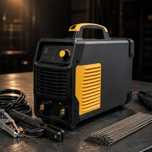 ARCH Furniture Portable IGBT Inverter Arc Welder, 110V 20-120A, Digital Display, Thermal Start, Arc Force, 3/32-1/8 in Rod Compatible, 6 Knob Dials, Lightweight 4.4 lbs, for Agricultural Equipment Repair