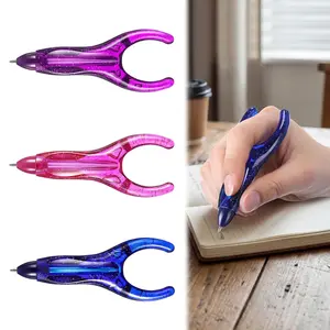 3 Pack Ergonomic Pen, Ballpoint Pens for Arthritic Hands and Low Grip Strength, Ergonomic Pens for Writing, Suitable For Those With Arthritis, Carpal Tunnel, Black Ink