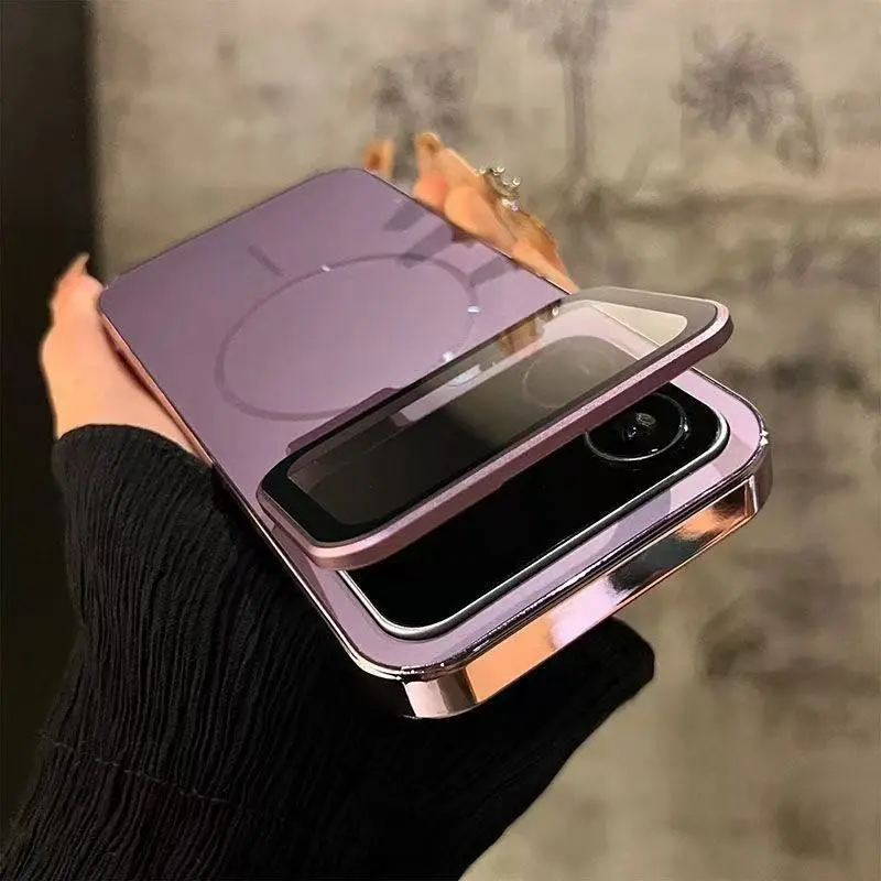 Magnetic Lens Cover Stand for Xiaomi 17 Pro Max, Slim Design, Compatible with Xiaomi 17 Pro, Creative Minimalist Protective Phone Case Accessory