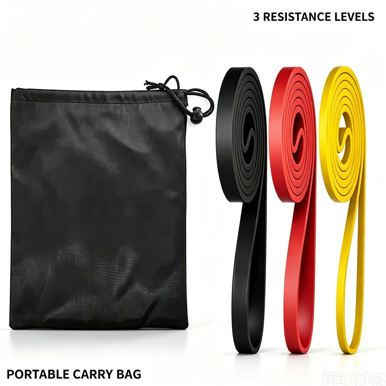 Set of 3 Heavy Duty Resistance Band Loop Exercise Yoga Workout Power Gym Fitness (US Logistics only For USPS.TK/TMEU only For self-pickup),body,,Comprehensive,Band Set,hip,building,,instruction,guide,,leg,butt,,gluteus,training,booty,,pres,anti,smart,gear