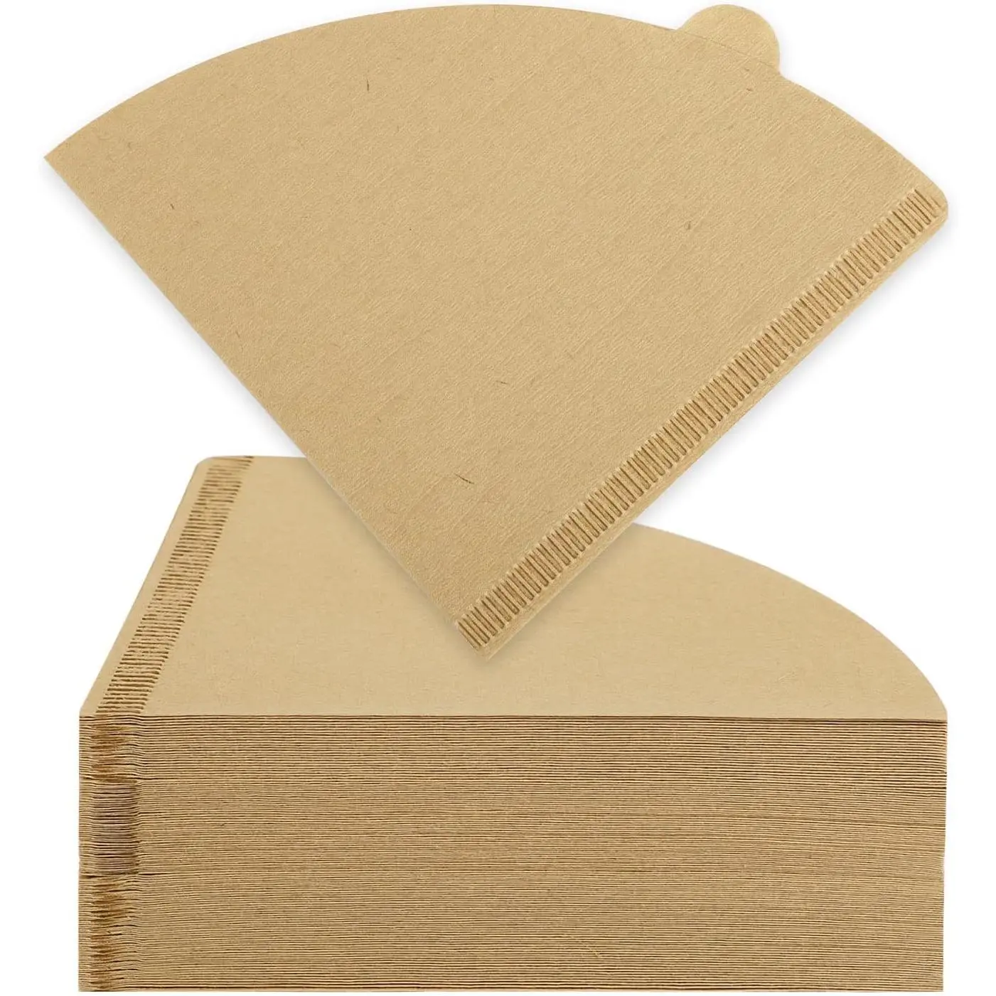 200 Count Coffee Filter, Size 02 Cone Coffee Filters Natural Pour Over Coffee Filter Unbleached Disposable Paper Filters 2-4 Cup Compatible with Pour Over and Drip Coffee Maker
