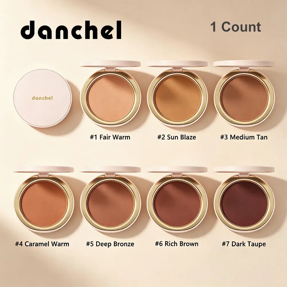 Warm Radiance Soft Matte Bronzer, Contour Powders, Creamy Blendable Formula, Buildable Natural Warmth to Sculpted Contour, Long-Wear Crease-Free, Beginner-Friendly & Defined Looks