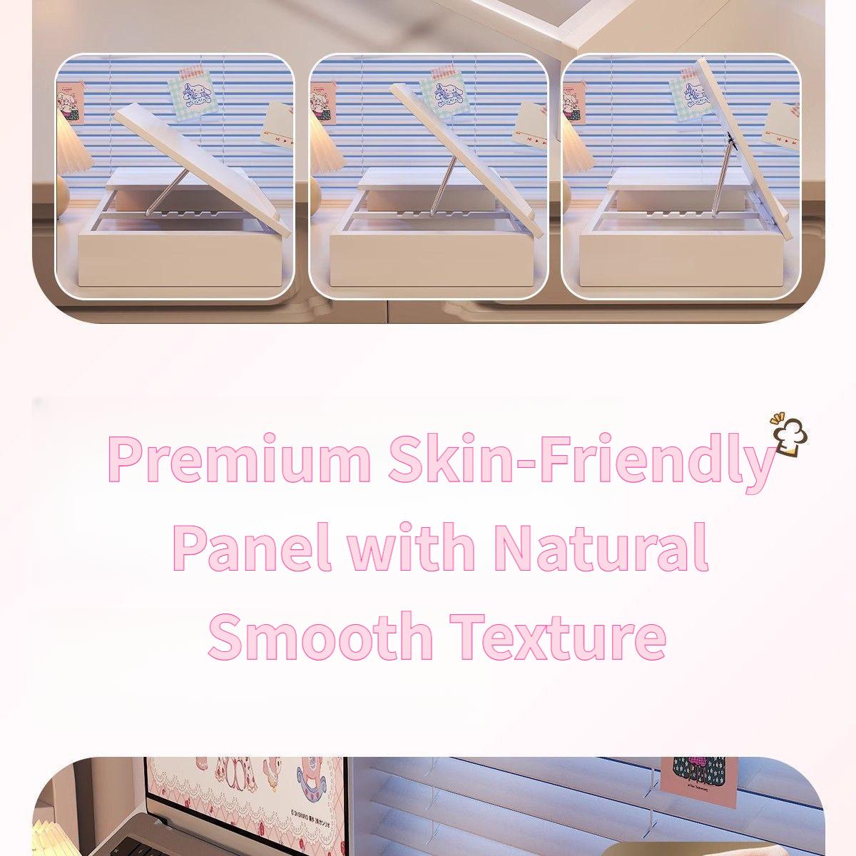 Height-adjustable computer stand, cooling rack, adjustable lift shelf, laptop desktop base, elevated support bracket