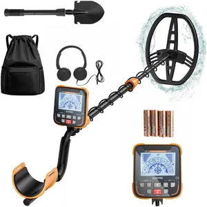 Ultimate Waterproof Metal Detector for Adults & Kids | Perfect Family Camping & Treasure Hunting Gift, High Accuracy Gold Detector with Shovel & Headphones