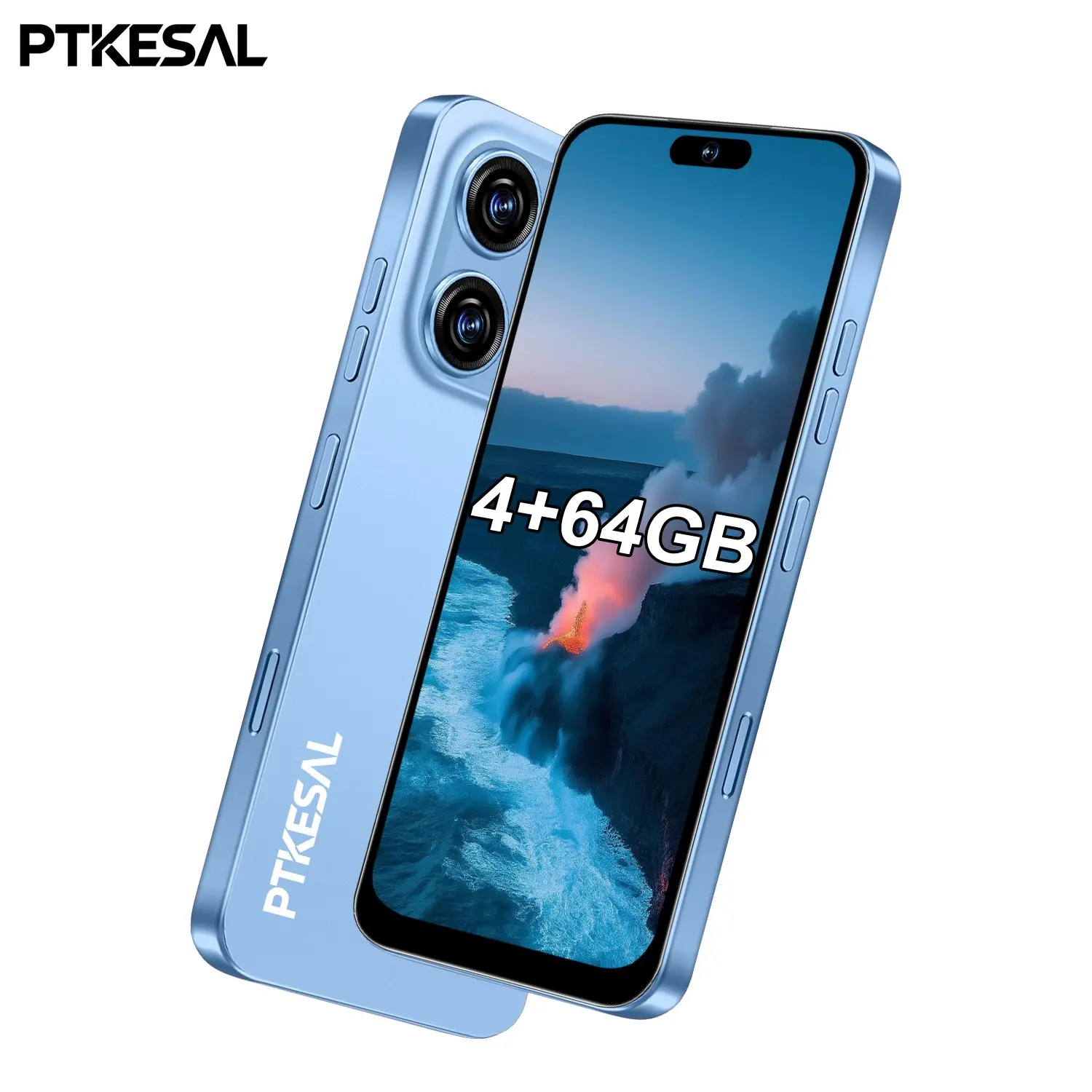 Ptkesal-16 Pro Max Global Unlocked 4g Smartphone, 6.93-Inch Screen, 4+64GB RAM, Android 10.0, 4100mah Battery, Dual Sim, Face & Fingerprint Unlock