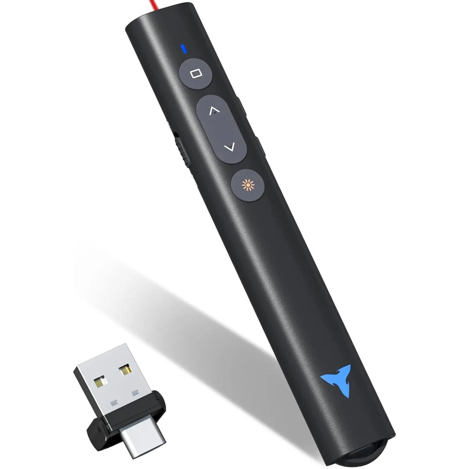 Clicker for Powerpoint Presentations,  100  Presentation Clicker USB/USB-C 2 in 1 Slides Clicker for /Win//Laptop Presentation Pointer