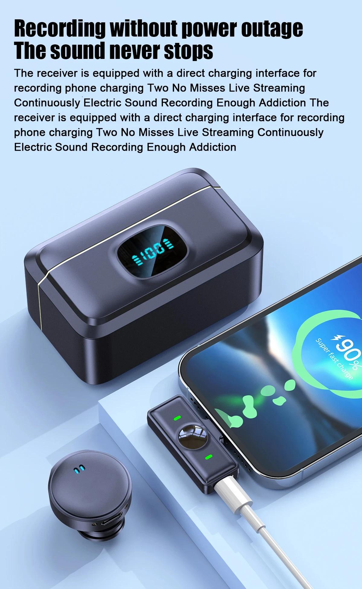 Lavalier Microphone 2.4GHz Wireless Microphone Magnetic Suction Microphone with Charging Case for Video Recording Plug and Play Extra Long Inflatable Bathtub Cushioned Backrest Kids Shark Costume Set Stainless Steel Utility Sink Faucet