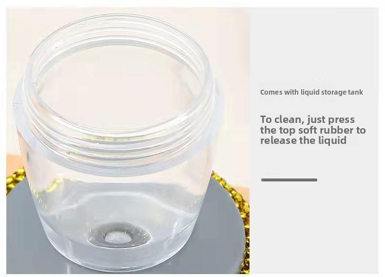 Automatic Liquid Dispensing Dish Brush Squeegee for Kitchen Non-Scratch Scrubber Pressurized Cleaning Brush for Pots Pans Dishes Home Cleaning Tool