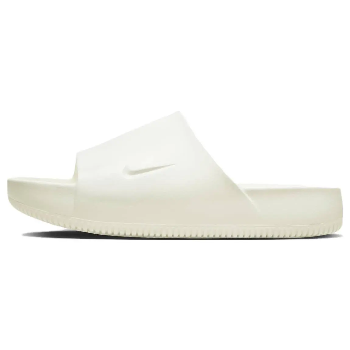 Nike Calm Slide Men’s Lightweight Comfort Flip-Flops in Canvas White Verifiable, with credentials and supporting global authentication