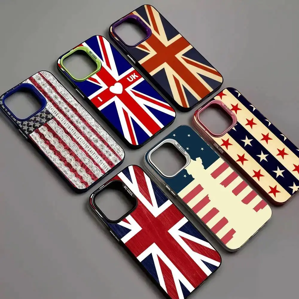 England UK Flag Phone Case Compatible with iPhone 11-17 Pro Max/Plus & Samsung Galaxy S23-S25 Protective Cover