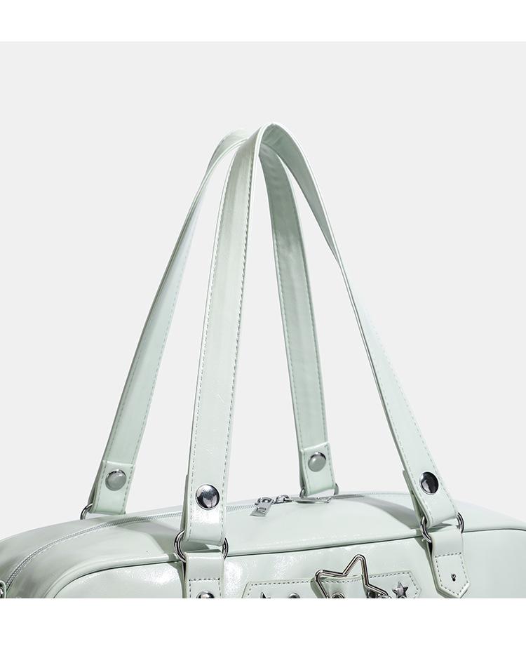 2026 New Large-Capacity Anime-Style Uniform Tote Bag, Fashionable and Simple, College-Style Shoulder Handbag for Fans