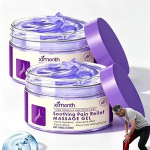 Soothing Body Massage Gel 2 Pcs Set, Moisturizing Non-Greasy Gel for Knee, Lumbar, Neck, Hands, Feet, Body Care for Men and Women