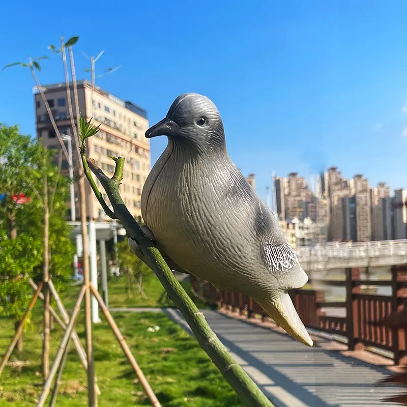 Creative Garden Decor Home Ornament Craft, Realistic Animal Hunting Lure, Fake Pigeon Statue, Garden Statues & Sculptures