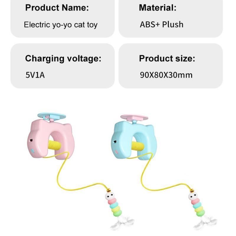 Automatic Cat Toy – Door Hanging Interactive Ball for Self Play & Energy Release