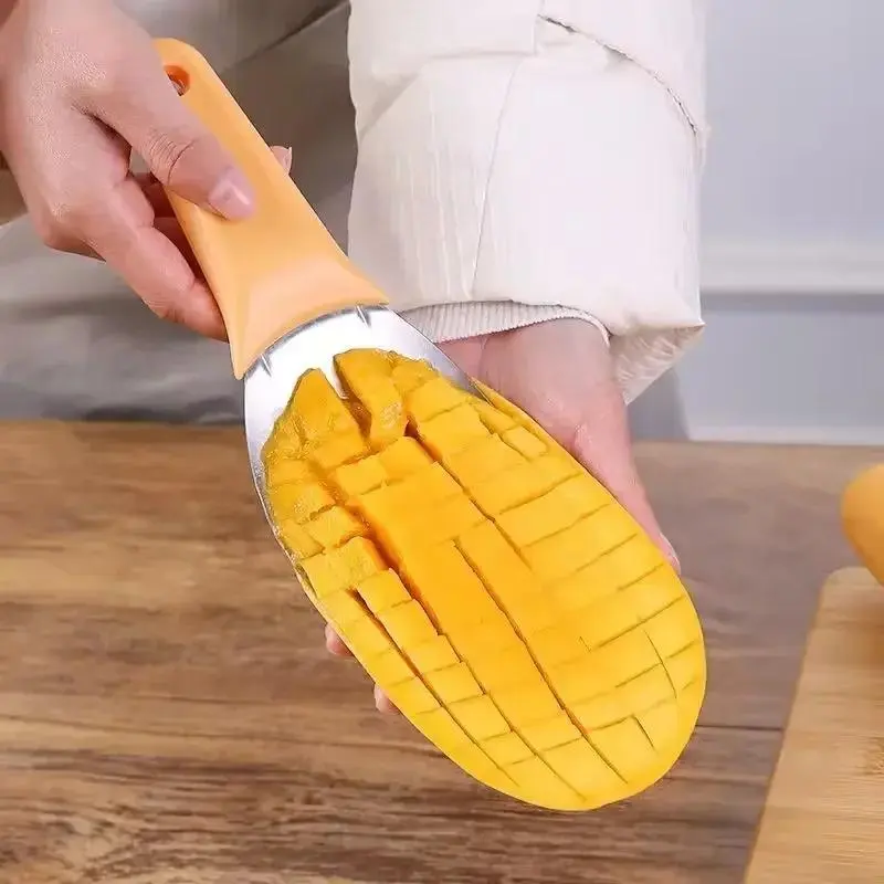 Multifunctional Mango Peeler, Mango Peeling And Cutting Knife, Mango Separator, Mango Spoon, Avocado Peeler, Fruit Kitchen Tool