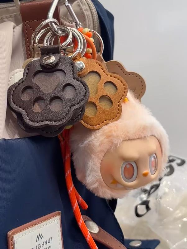 5 pack-Cat and dog hair keychain hanger creative pet cat and dog hair decoration for pet owners to collect and commemorate.