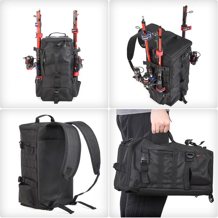 Fishing Tackle Bag, Portable Fishing Gear Storage Bag, Father's Day Gift Shoulder Backpack Sling Bag for Salt Water Fishing, Flyfishing, Solocamping, Picnicaesthetic, Christmas Gift