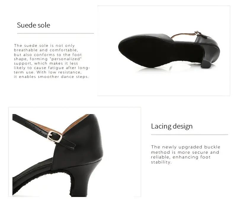 Women's Latin Ballroom Dance Heels | Lightweight T-Strap Synthetic Faux Leather | Cushioned Insole & Durable Faux Leather Sole | All-Season Comfort for Weddings, Parties, Performances Women's Latin Ballroom Dance Heels | Lightweight T-Strap Synthetic Faux Leather | Cushioned Insole & Durable Faux Leather Sole | All-Season Comfort for Weddings, Parties, Performances