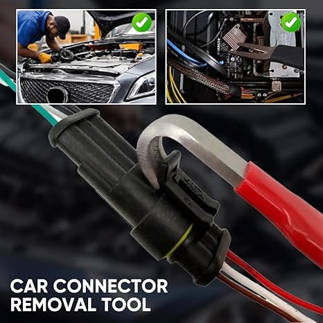 Automobile electrical terminal connector disconnector tool, plug connector disconnection tool, automotive universal electrical tools Automobile electrical terminal connector disconnector tool, plug connector disconnection tool, automotive universal electrical tools