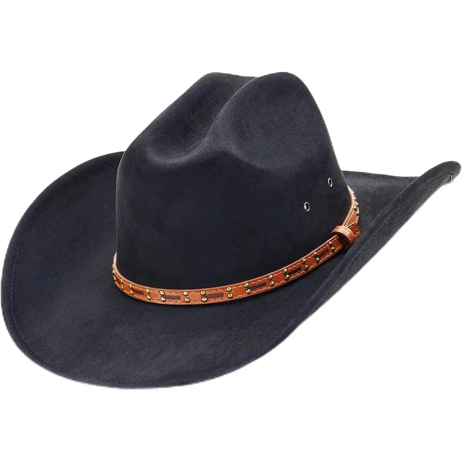 Cowboy Hat for Men and Women - Cattleman Wide Brim  Cowgirl Hat with  Packaging