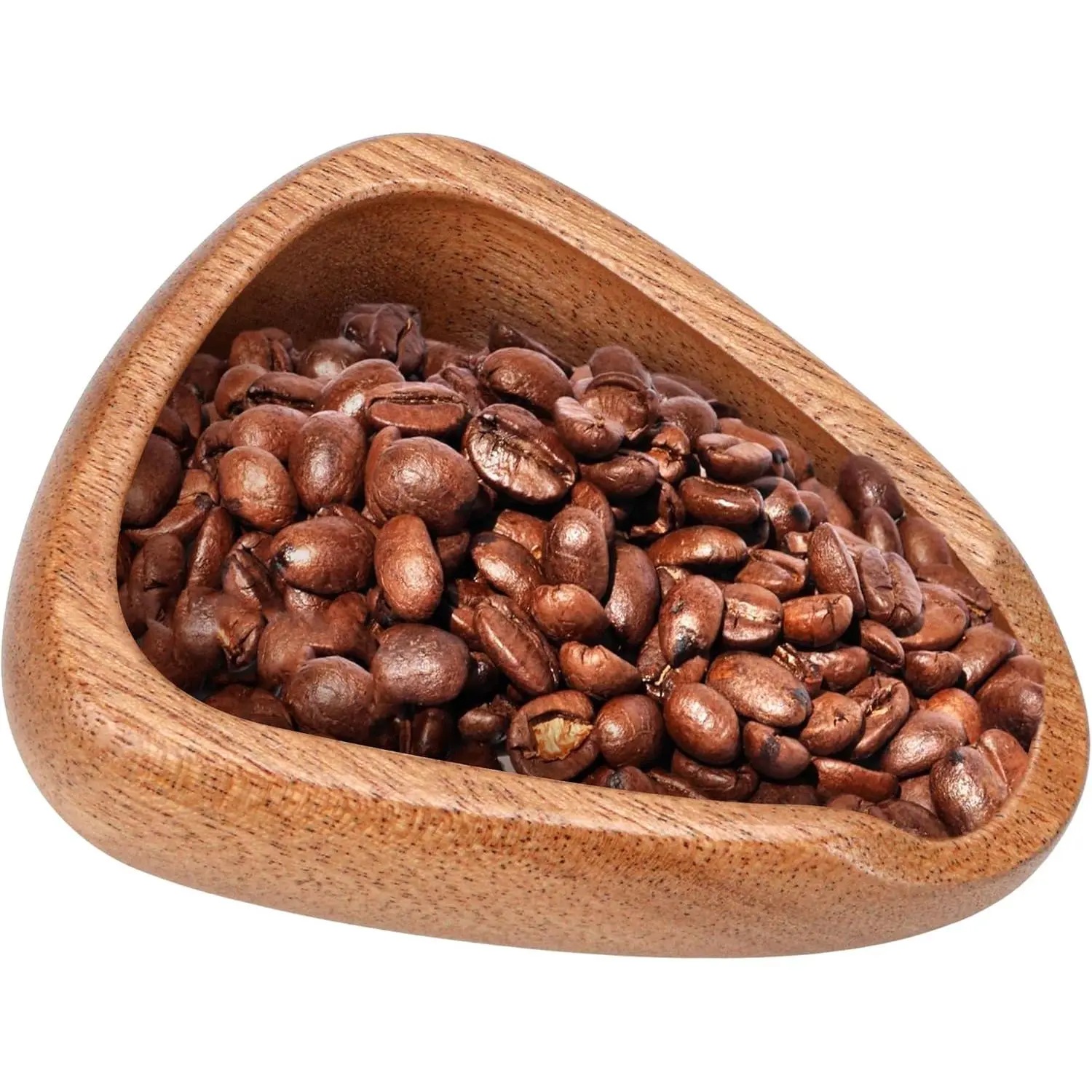 Walnut Wood Coffee Bean Dosing Cup - Customer-Inspired Hand-Polished Single Dose Tool for Home Coffee Lovers, 20g Static-Reducing Espresso Brewing Accessory with Measure & Bean Observation Bowl Function, Customer-Inspired Design