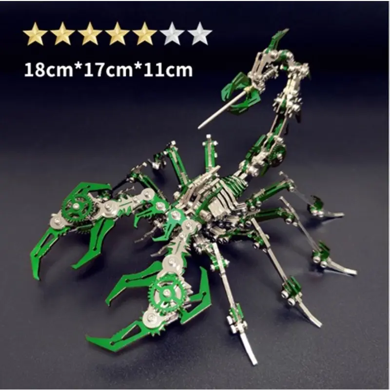 Steel Demon 3D Stereoscopic Metal Puzzle Assembled Model Street Stall Adult Children Handicraft DIY Gift Educational Toy