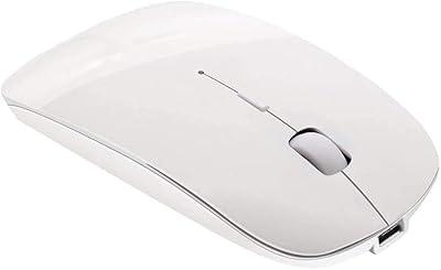 Bluetooth Mouse for MacBook/Laptop/Notebook/pc/iPad/Chromebook, Wireless Mouse forMacBook air/Pro (White)
