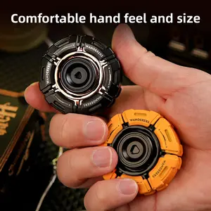 Fidget Spinner Alloy Gyroscope DIY Decompression Toy for Stress Relief Adult Kids Finger Spinner Metal Rotating Gear Toy