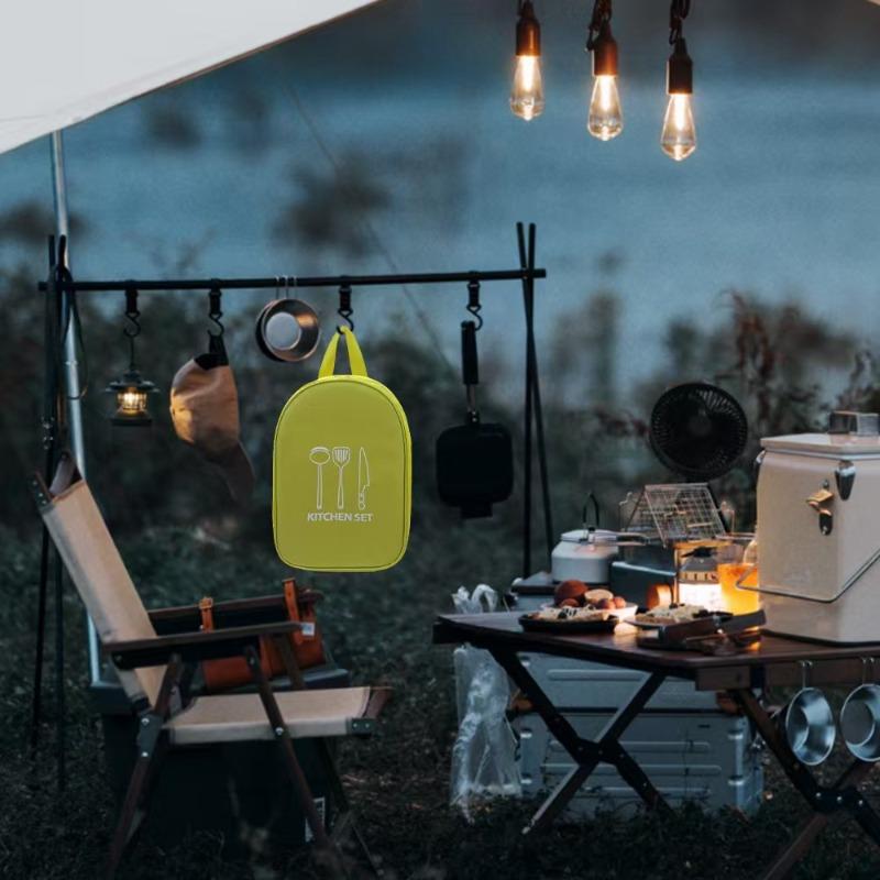 Outdoor cookware Portable storage bag Outdoor camping Kitchenware storage bag Tableware Picnic supplies Camping tool storage Outdoor cookware Portable storage bag Outdoor camping Kitchenware storage bag Tableware Picnic supplies Camping tool storage
