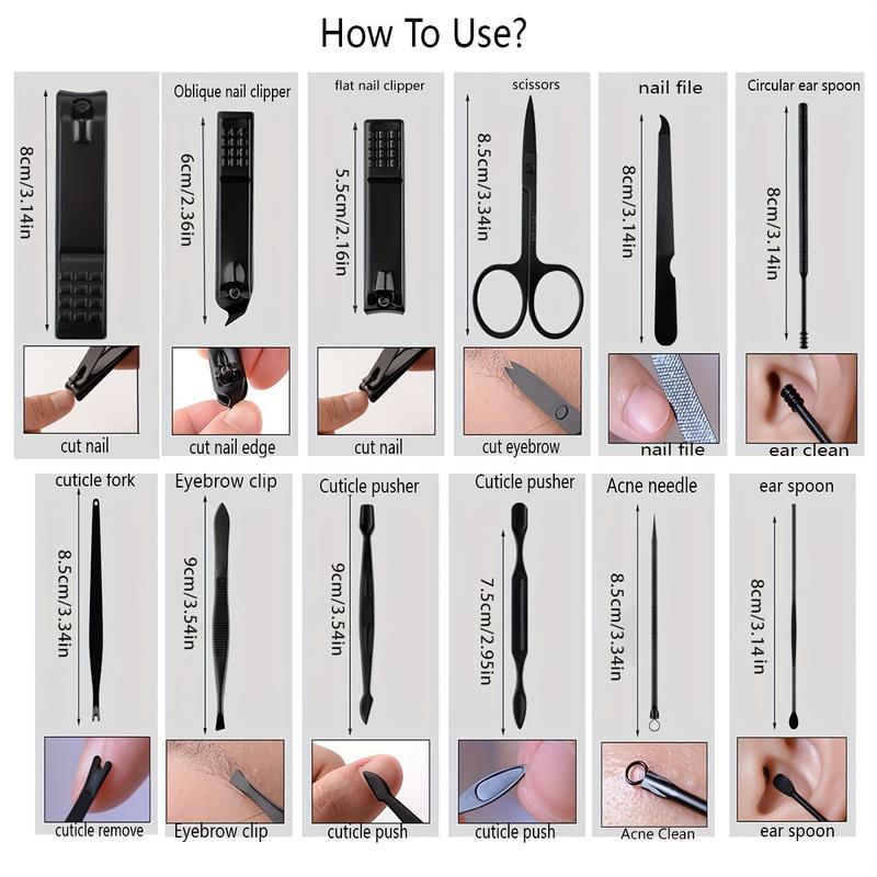 Portable Nail Clipper Set, Stainless Steel Nail Clipper Kit, Professional Manicure & Pedicure Tool Set, Nails Set for Home & Travel #TOP PICKS Portable Nail Clipper Set, Stainless Steel Nail Clipper Kit, Professional Manicure & Pedicure Tool Set, Nails Set for Home & Travel #TOP PICKS