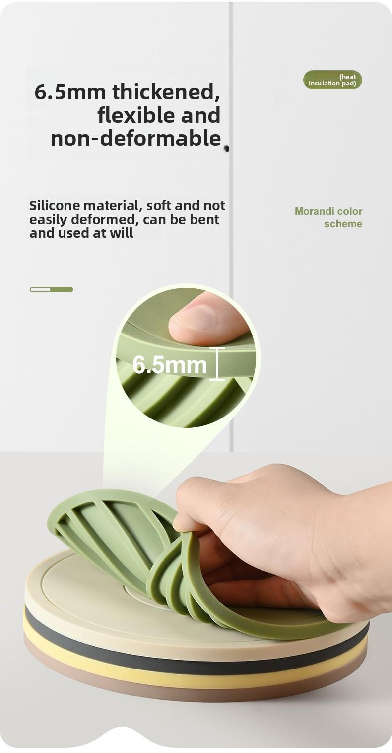 Silicone tea cup mat, bowl mat, table heat insulation mat