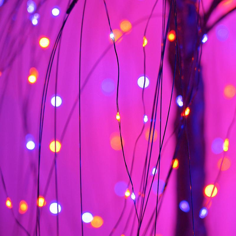 192 LED Halloween Willow Tree Holiday Decoration, Indoor Family Party Decor, Perfect for Halloween Home Festive Display