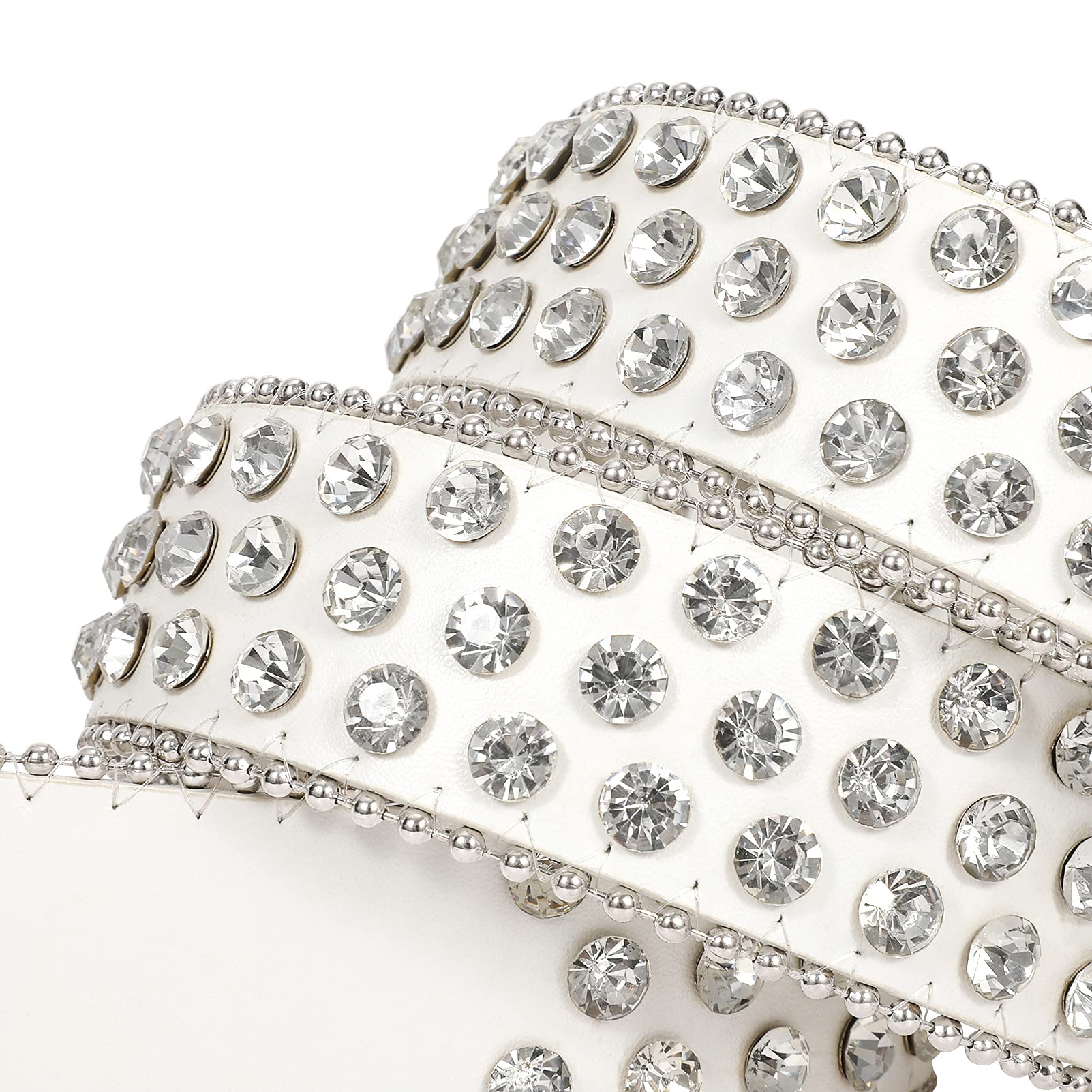 ZQTIVE Women's Rhinestones Leather Belt - A Blinging Cowgirl Must-Have! Western-Inspired Studded Waist Belt, Perfect Accent for Jeans, Pants, and Beyond, Showcasing Your Unique Western Spirit