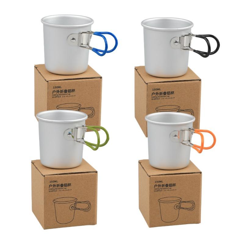Outdoor camping aluminum cup portable coffee cup aluminum alloy beer cup camping water cup teacup