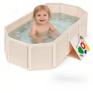 Foldable and Inflation-Free Swimming Pool, Portable Pool for Kids, Ideal for Pets, Easy Installation, Water Play, Garden Use, Easy Cleanup