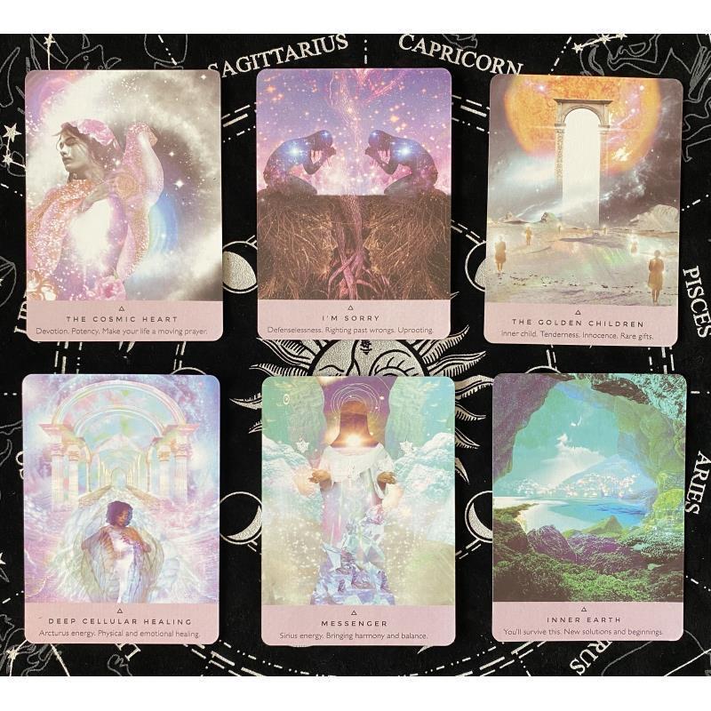 The Starseed Oracle Card Game, 1 Box Interactive Tarot Card, Casual Divination Card Table Game for Party, Family, Friends, Tarot Card Decks, Party Game Cards