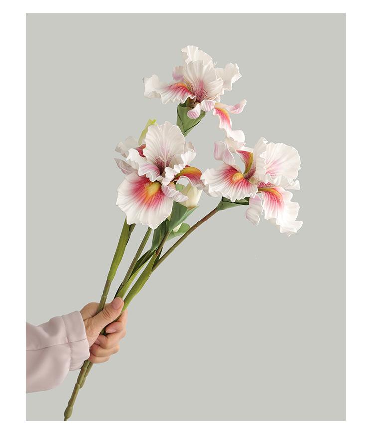 Eternal Iris 3-Stem Bundle| Premium Faux Florals for Mother's Day Gift & Aesthetic Home Decor| Bendable Stems|Premium Faux Florals