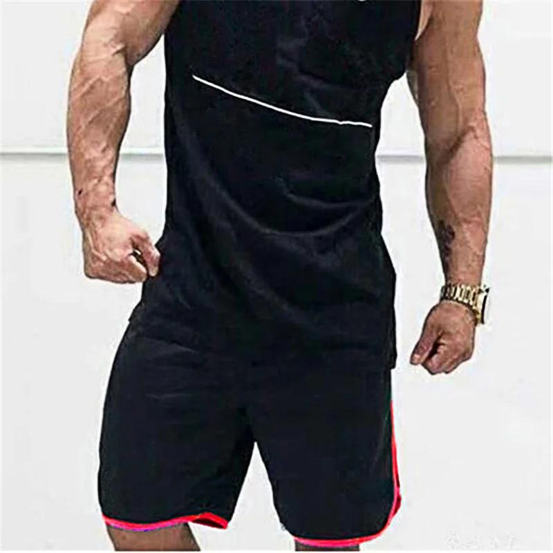 Kyn Apparel Summer Cool Breathable Quick Dry Casual Shorts Gym Bodybuilding Fitness Training Pants Mens Elastic Waist Mesh Sport Short Pants
