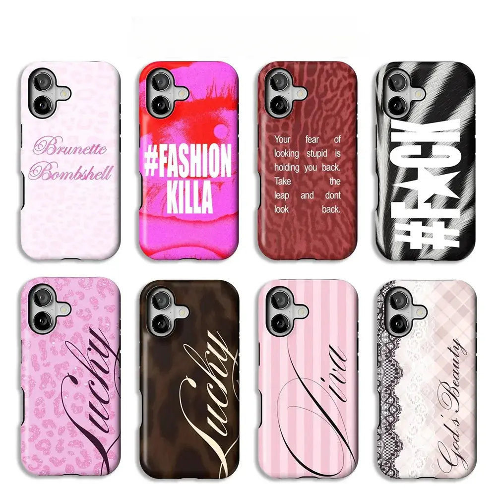 suitable for iPhone 17 Pro Max, Air 16, 15, 14, 13, 12, 11 Pro Max Plus, Samsung Galaxy, S25, S26, S24 Ultra, FE, etc. It provides a smooth surface protection shell for the phone and features a luxurious double-layer back cover design. luxury glitter cute