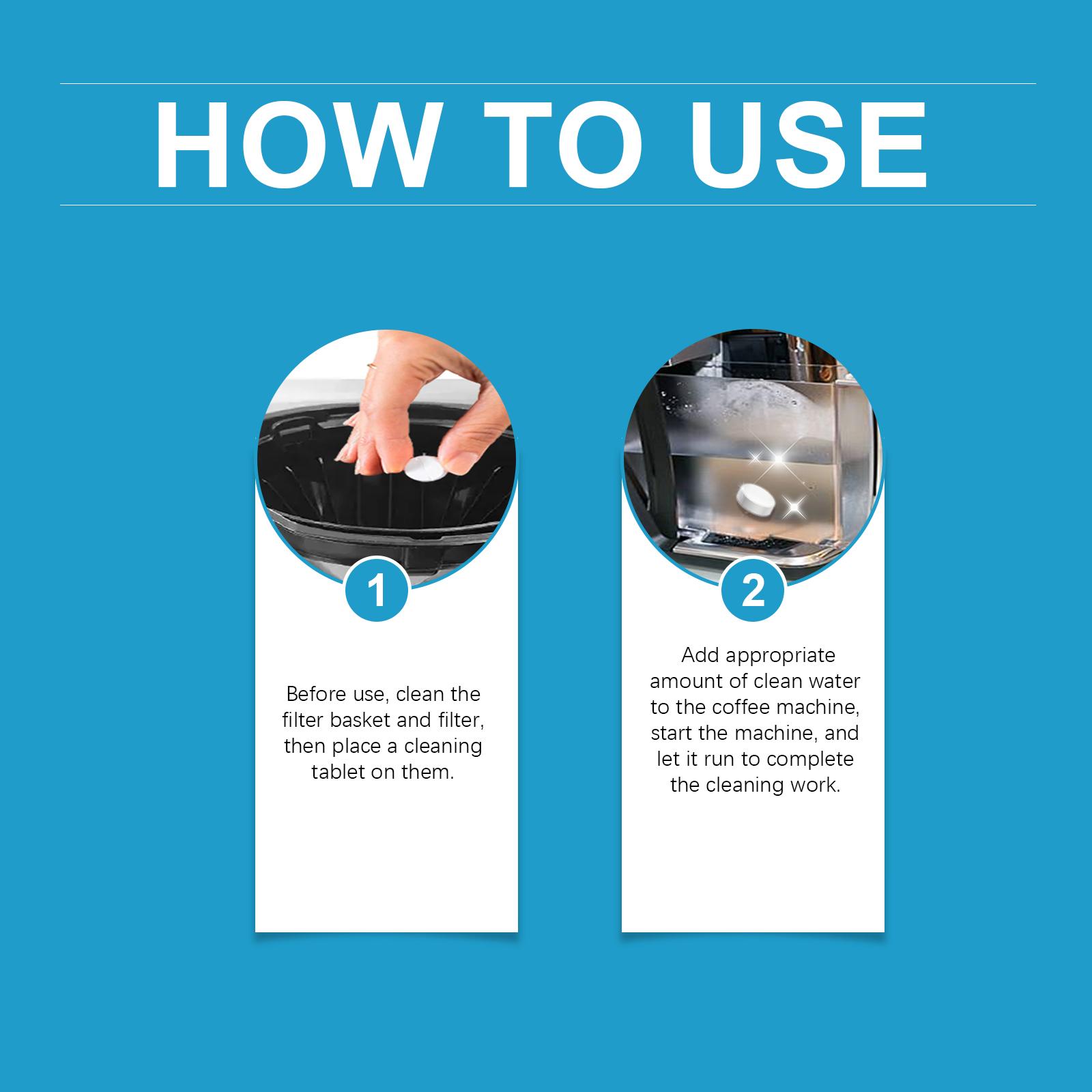 Jue Fish Coffee Machine Cleaning Tablets, Coffee Machine Stain And Scale Removal Filter Screen Cleaning, Household Universal Cleaning Tablets