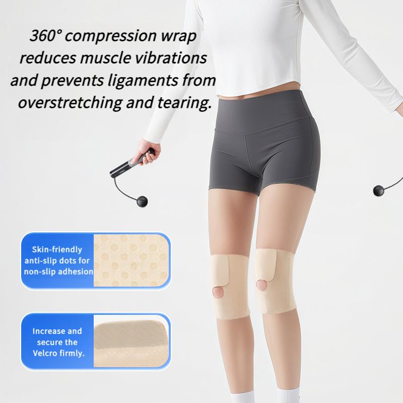 Lightweight Knee Brace with Side Stabilizers, 1 Pc Breathable Knee Brace Compression Sleeves for Men Women, Adjustable Knee Support for Meniscus Tear ACL Arthritis Pain Relief Hiking Running
