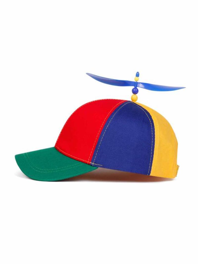 Colorful Helicopter Baseball Cap: Neutral Adjustable Cute Baseball Helicopter Propeller Cap Snapback Cap
