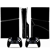 Console Skin for PS5 Slim, Vinyl Decal Cover Wrap for Digital Edition Controller (Pink)