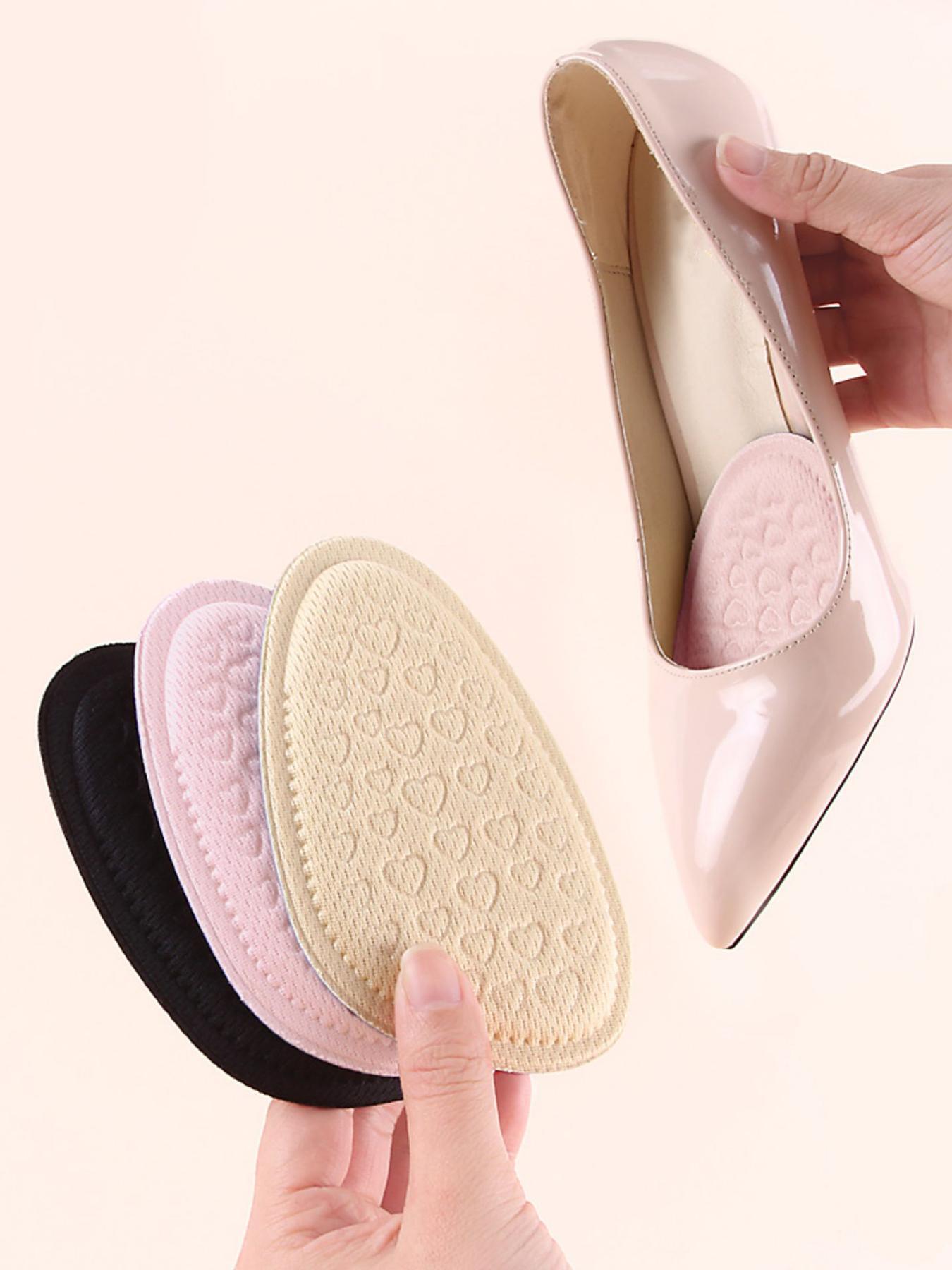 Women's Anti-Slip Shoe Forefoot Insoles, Soft Comfortable Casual Breathable High Heel Inserts, Comfortable Pads for Pain Relief, Anti-Wear & Foot Protection