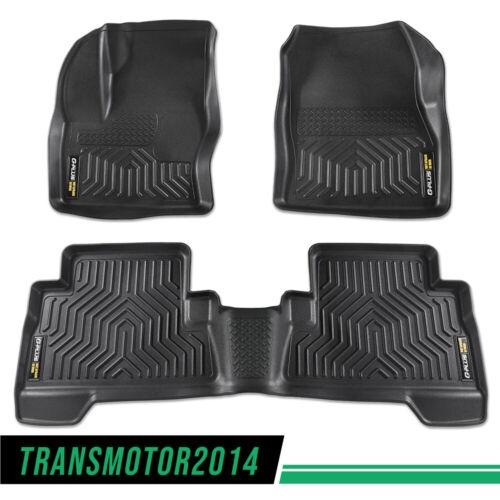 TPE Car Floor Mats For 13-19 Ford Escape 13-18 C-Max,All Weather Floor Mats Rubber Liners,Waterproof Anti-slip Durable Floor Mats Upgraded Version 3pcs