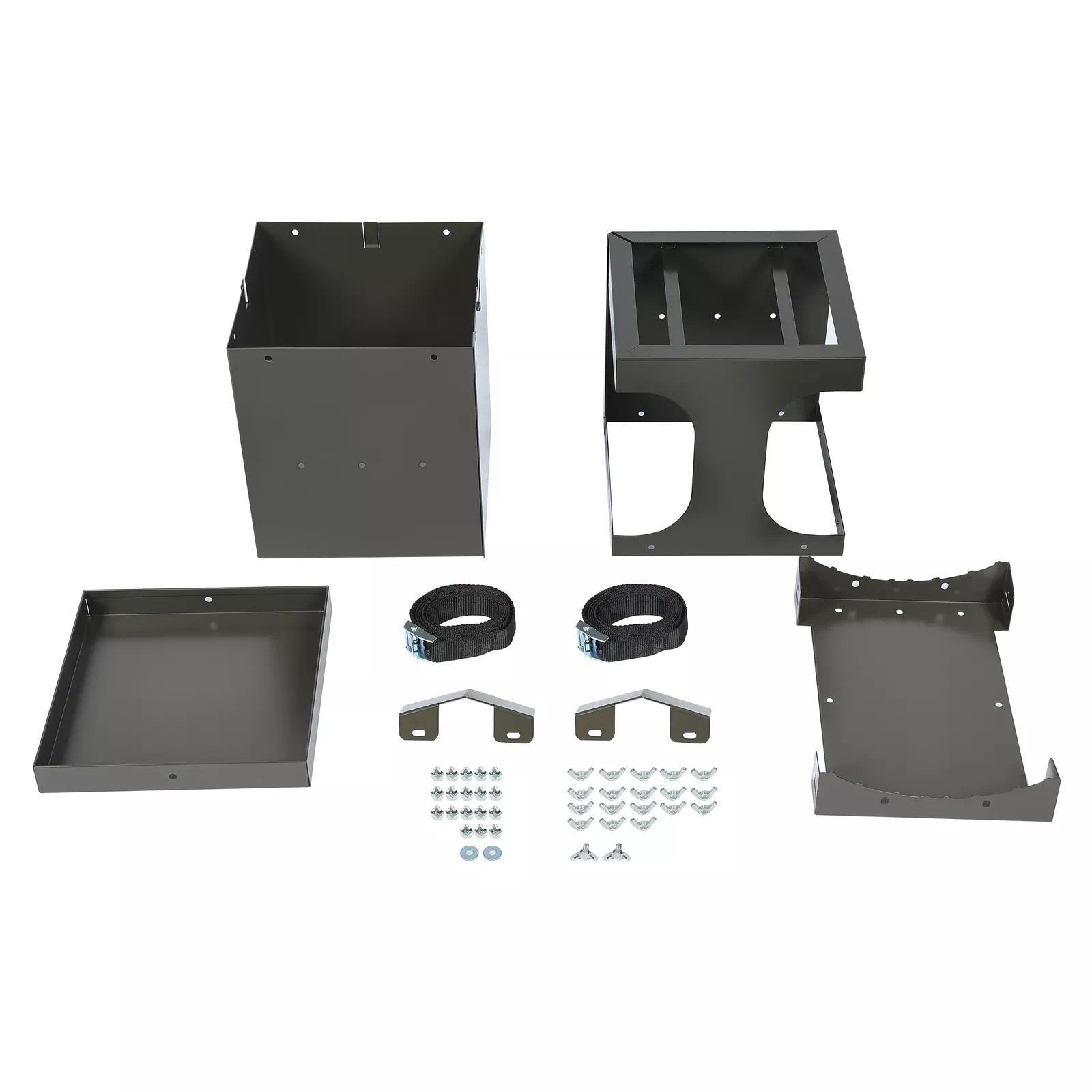 Heavy Duty Deer Feeder Holds 2 Blocks For Deer, Wildlife And Farm Animal Feeder Outdoor