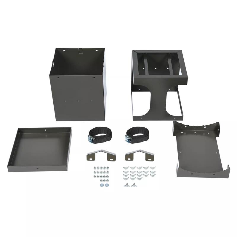 Heavy Duty Deer Feeder Holds 2 Blocks For Deer, Wildlife And Farm Animal Feeder Outdoor