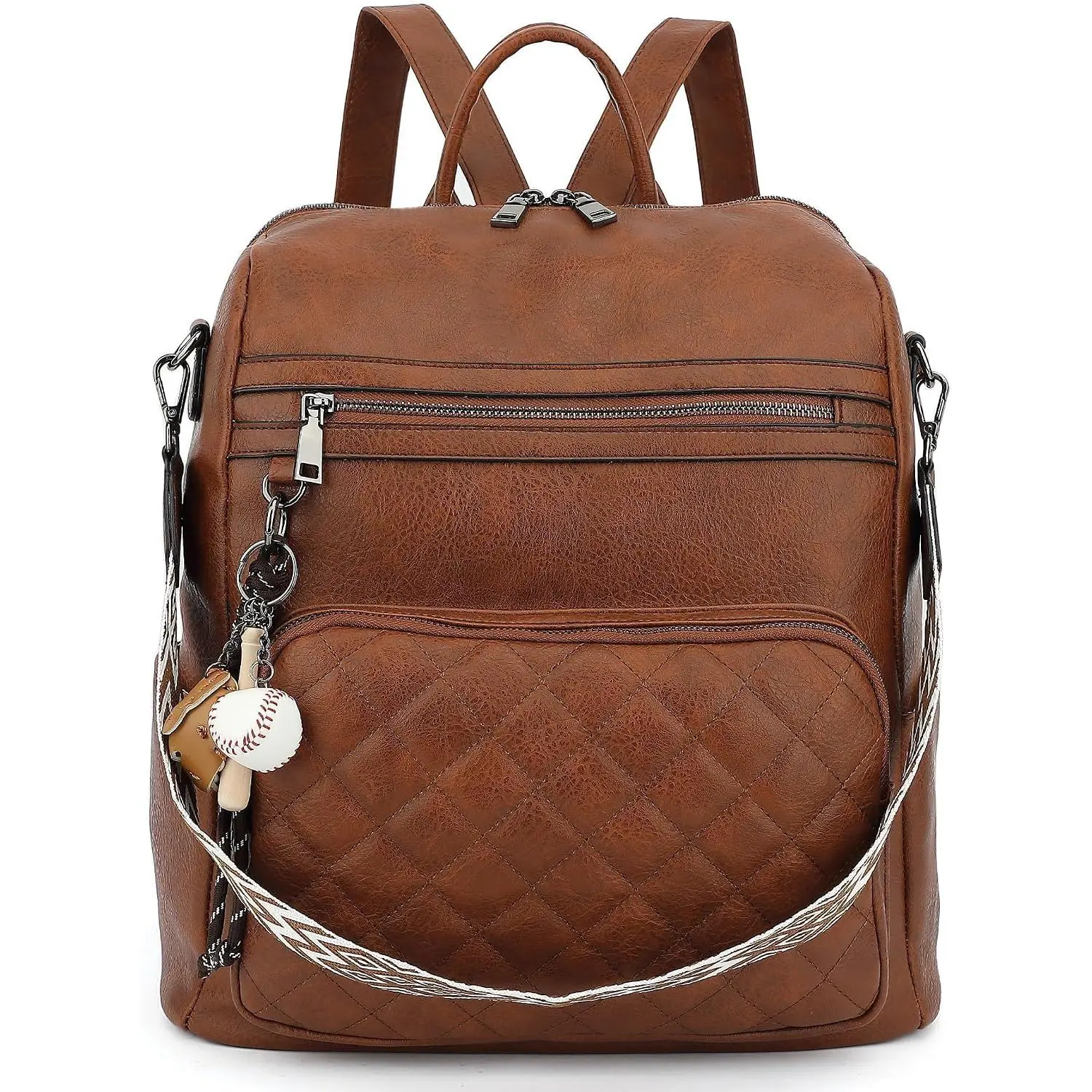 Backpack Purse for Women, Large PU Leather Backpack |  Womens Backpack, Convertible  Handbags, Anti-  Pocket, Travel, Daily Commute & Work Use